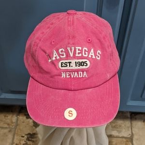 Small Las Vegas Nevada Pink Souvenir Hat Cap